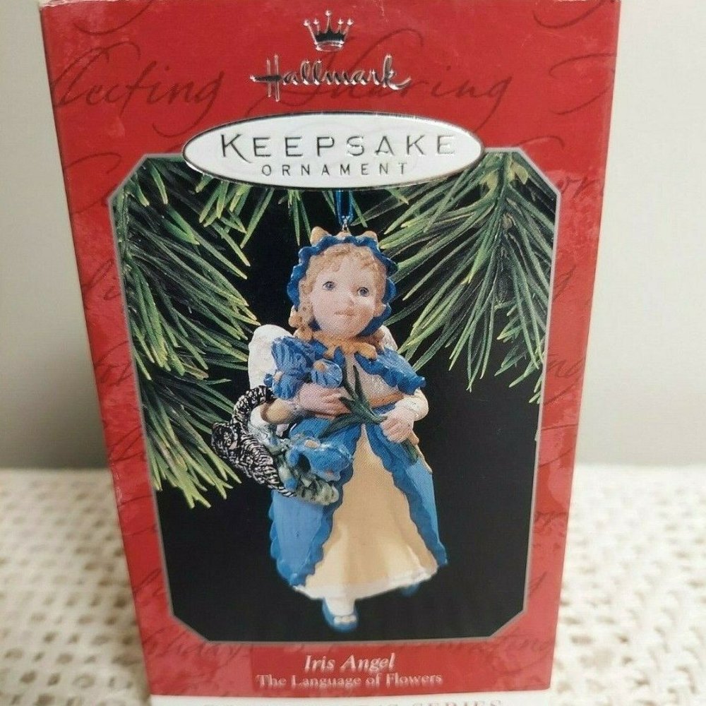 Vintage Hallmark Keepsake Iris Angel Ornament